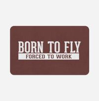 Thumbnail for Born To Fly Forced To Work Designed Bath Mats