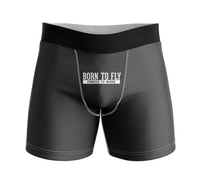 Thumbnail for Born To Fly Forced To Work Designed Men Boxers