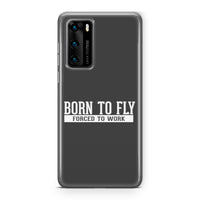 Thumbnail for Born To Fly Forced To Work Designed Huawei Cases