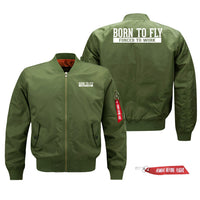 Thumbnail for Born To Fly Forced To Work Designed Pilot Jackets (Customizable)