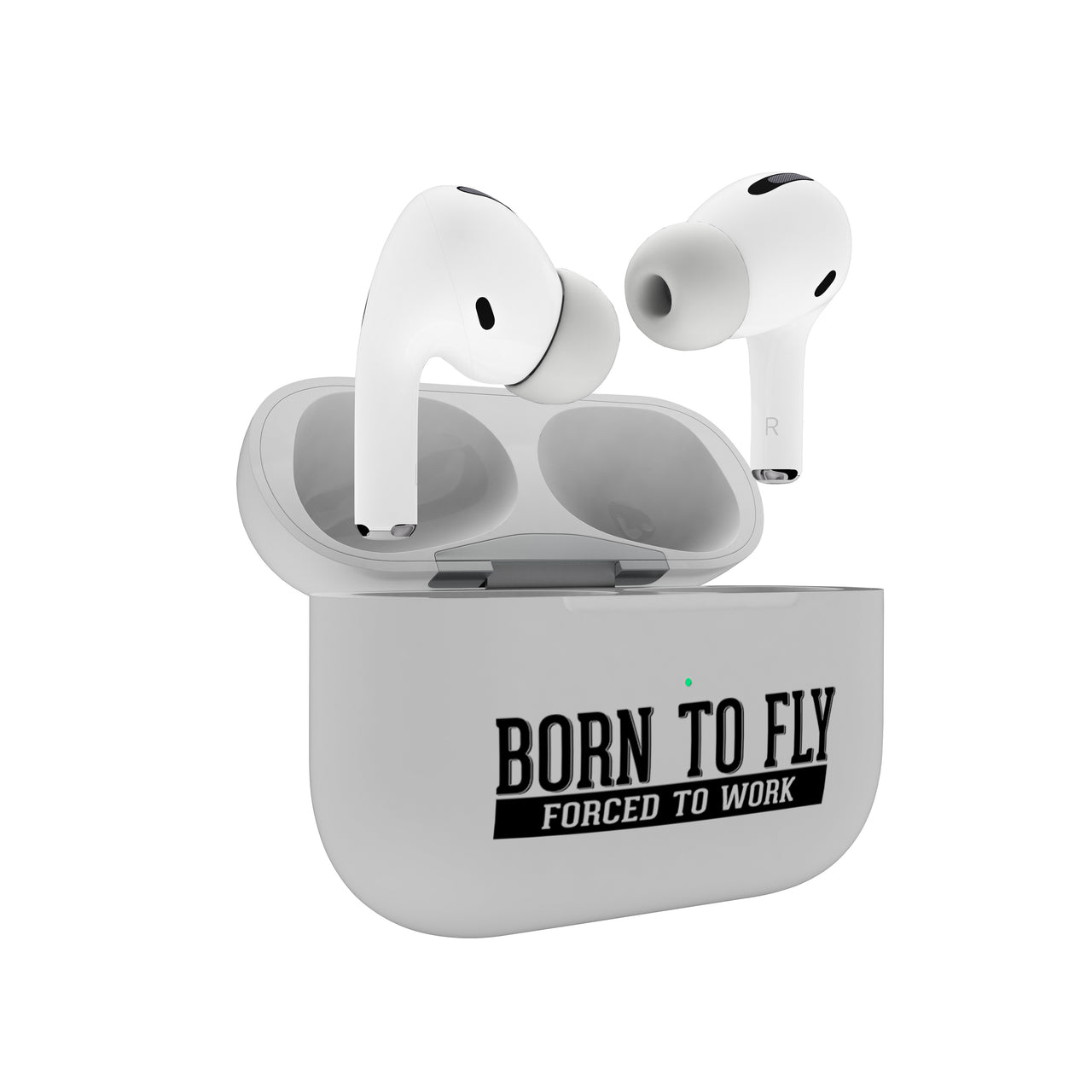 Born To Fly Forced To Work Designed AirPods  Cases