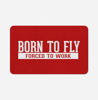 Thumbnail for Born To Fly Forced To Work Designed Bath Mats