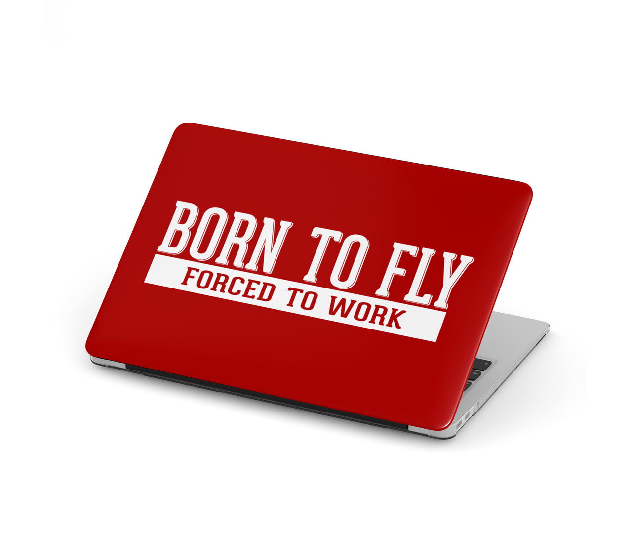 Born To Fly Forced To Work Designed Macbook Cases