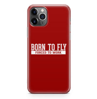 Thumbnail for Born To Fly Forced To Work Designed iPhone Cases