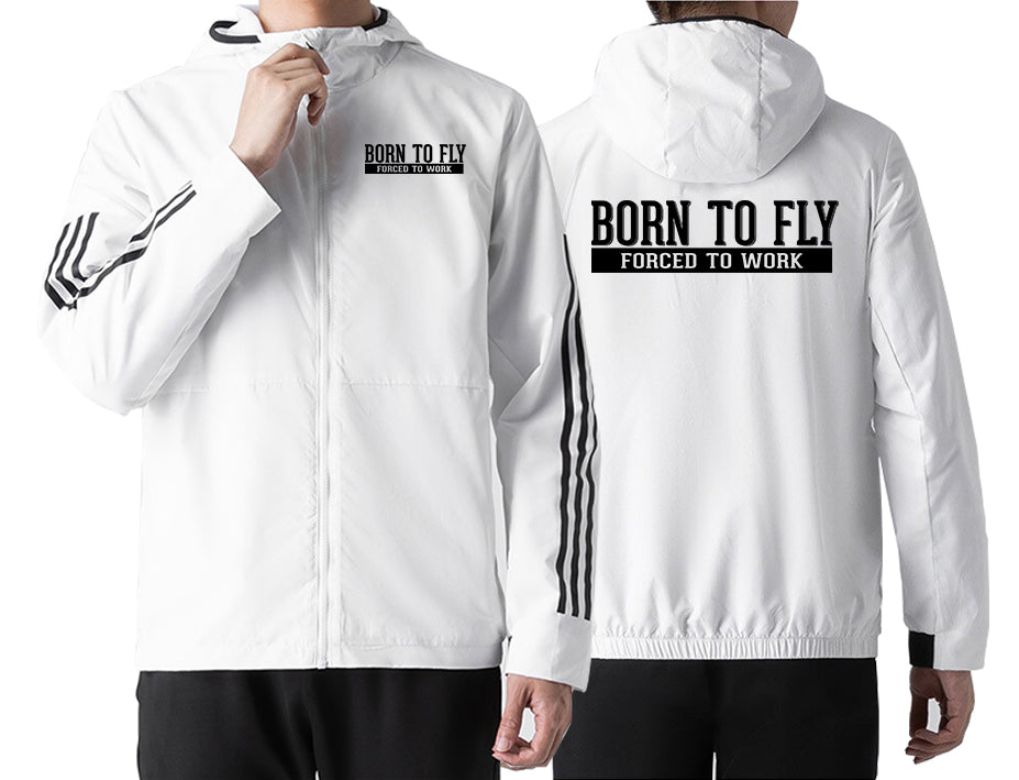 Born To Fly Forced To Work Designed Sport Style Jackets