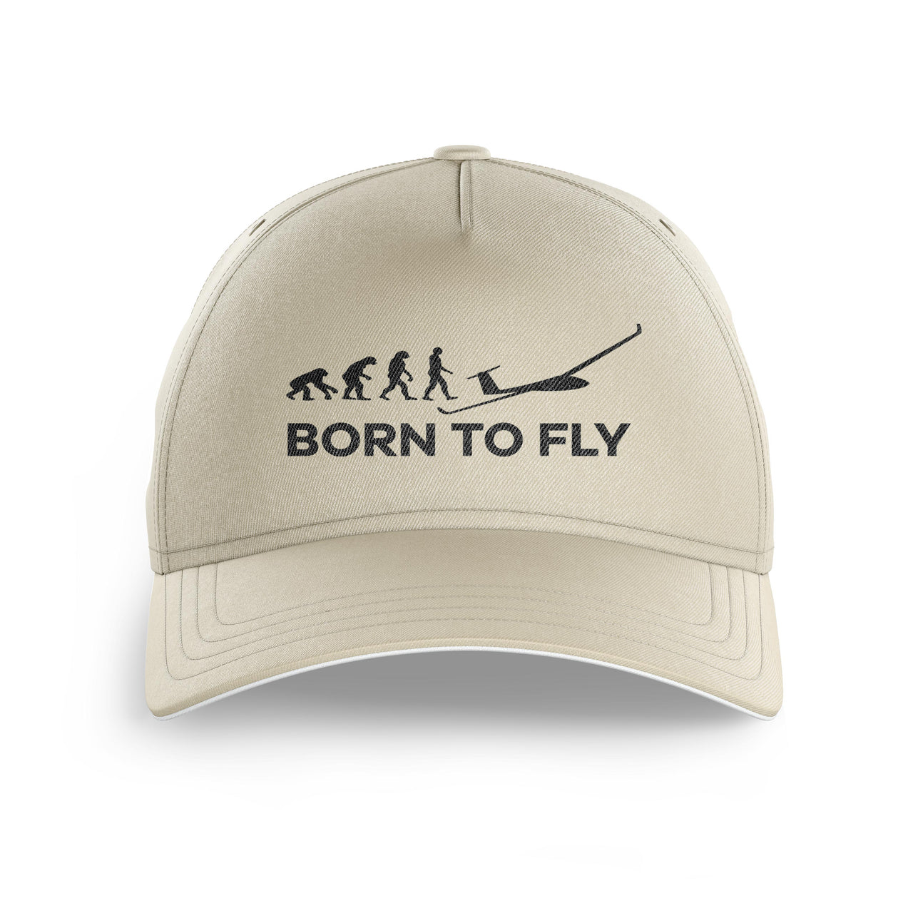 Born To Fly Glider Printed Hats