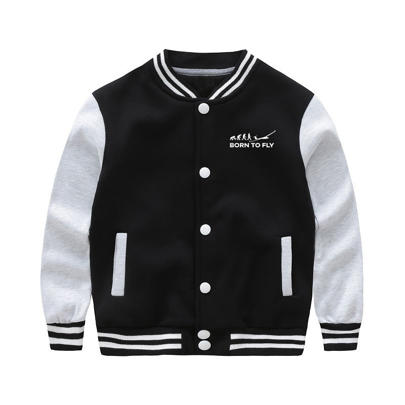 Born To Fly Glider Designed "CHILDREN" Baseball Jackets