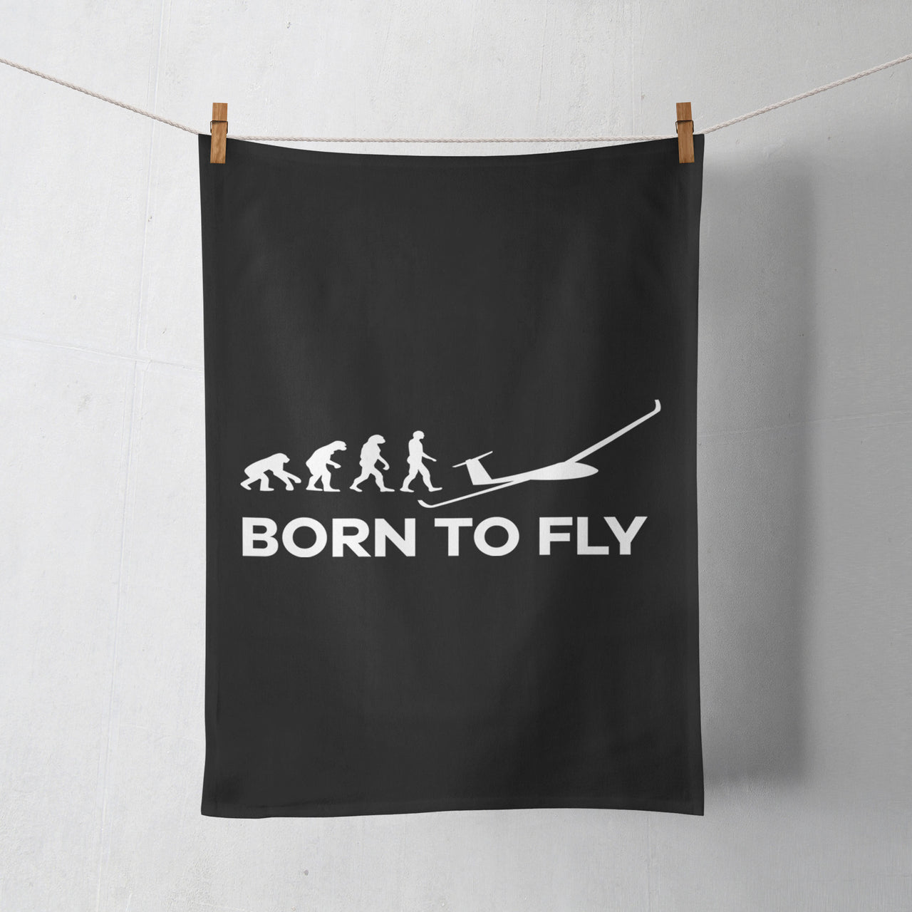 Born To Fly Glider Designed Towels