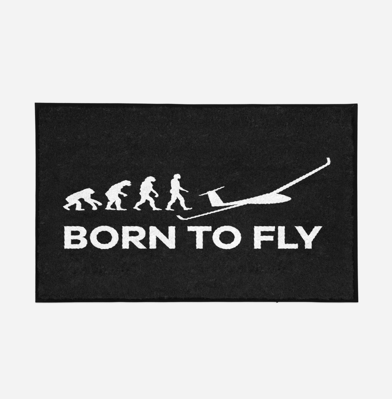 Born To Fly Glider Designed Door Mats