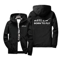 Thumbnail for Born To Fly Glider Designed Windbreaker Jackets
