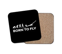 Thumbnail for Born To Fly Glider Designed Coasters