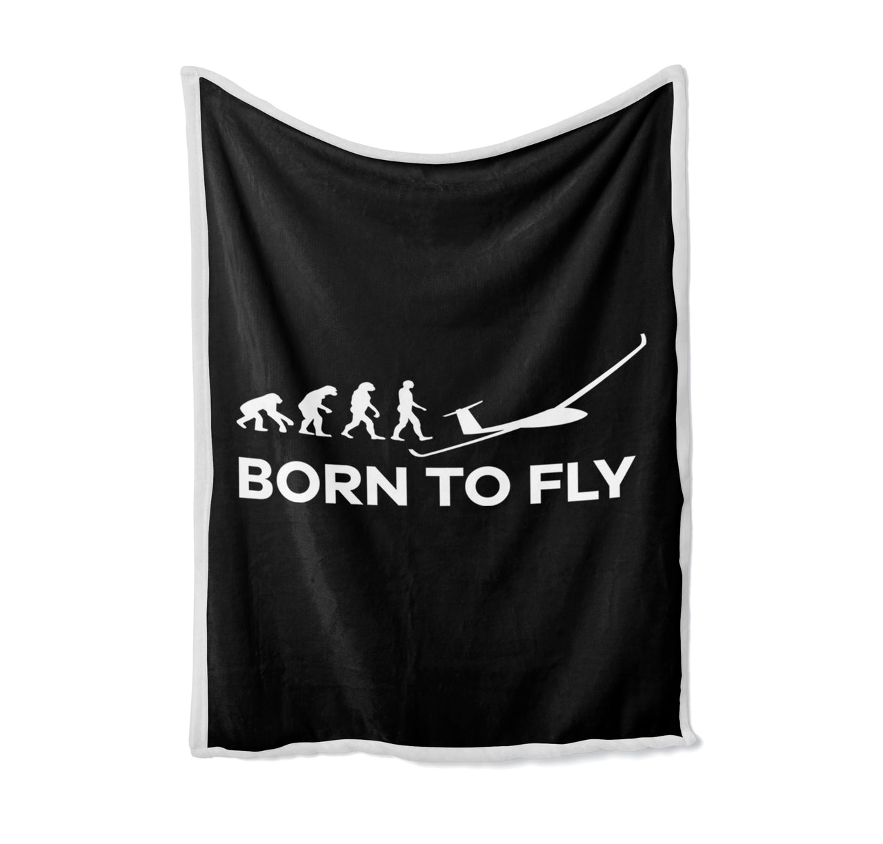 Born To Fly Glider Designed Bed Blankets & Covers