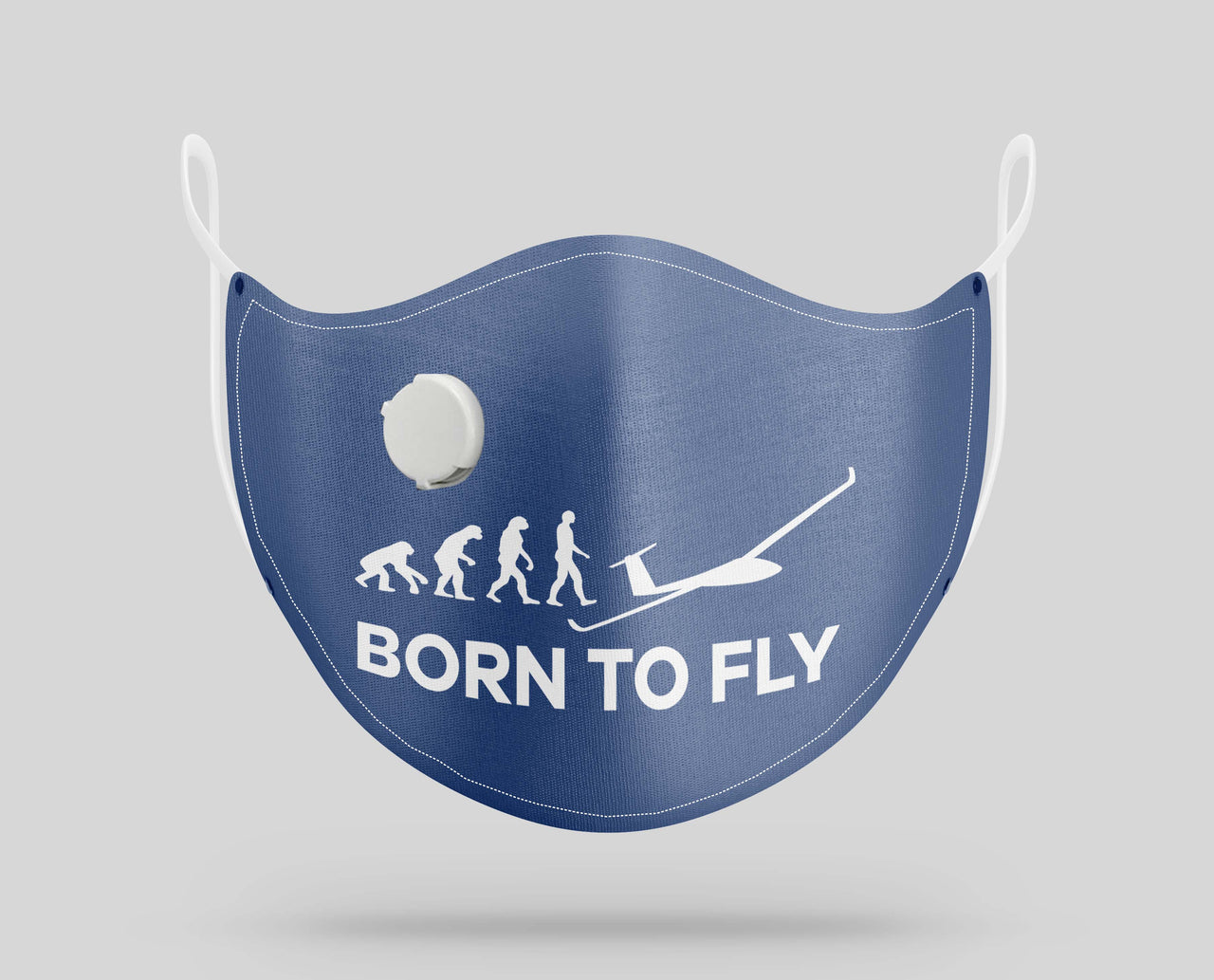 Born To Fly Glider Designed Face Masks