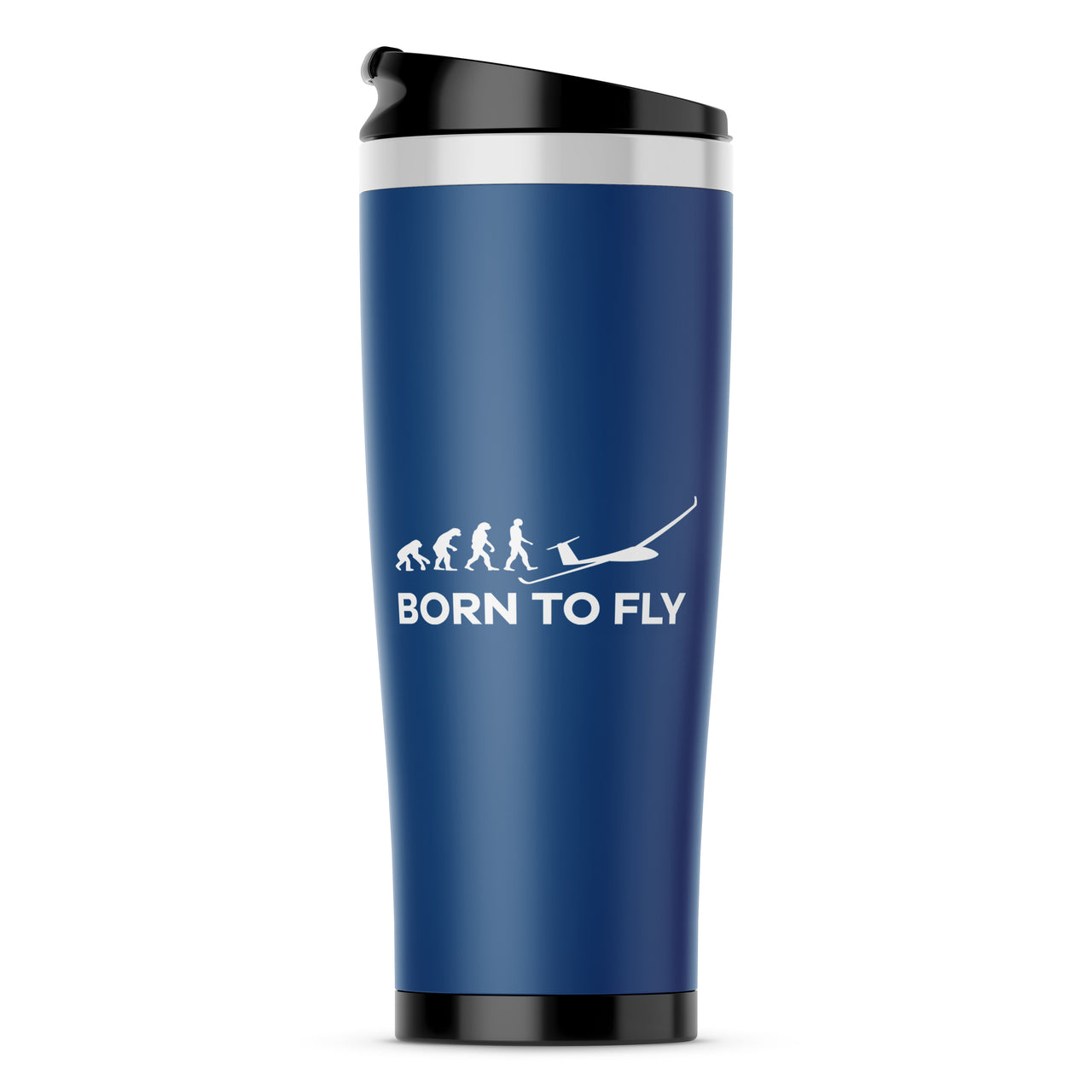 Born To Fly Glider Designed Travel Mugs
