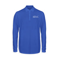 Thumbnail for Born To Fly Glider Designed Long Sleeve Polo T-Shirts