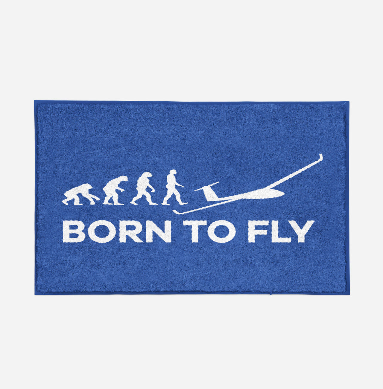 Born To Fly Glider Designed Door Mats