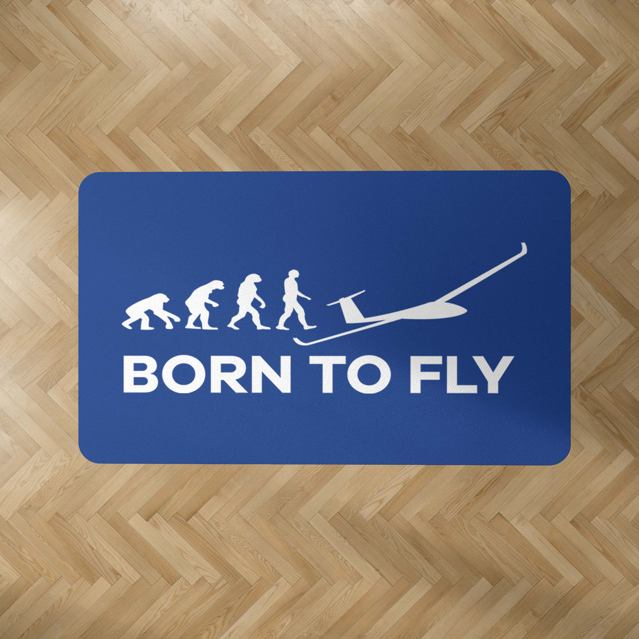Born To Fly Glider Designed Carpet & Floor Mats