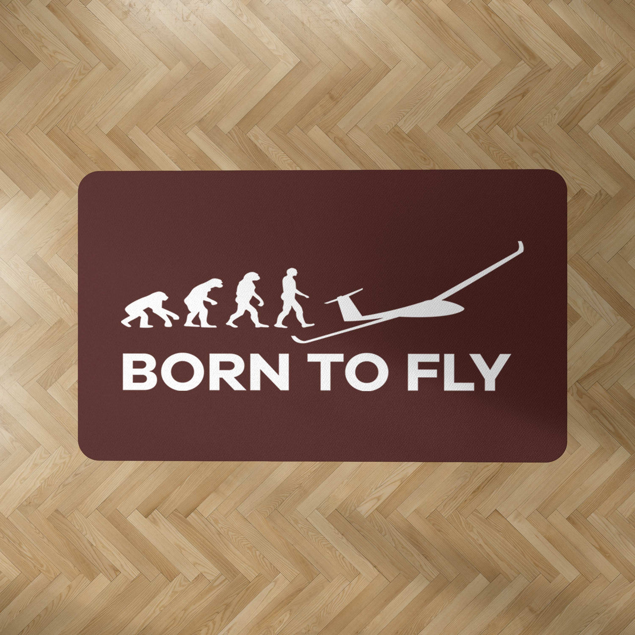 Born To Fly Glider Designed Carpet & Floor Mats