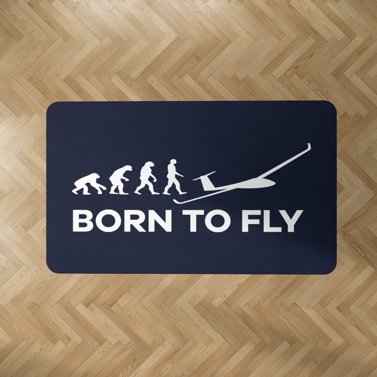 Born To Fly Glider Designed Carpet & Floor Mats
