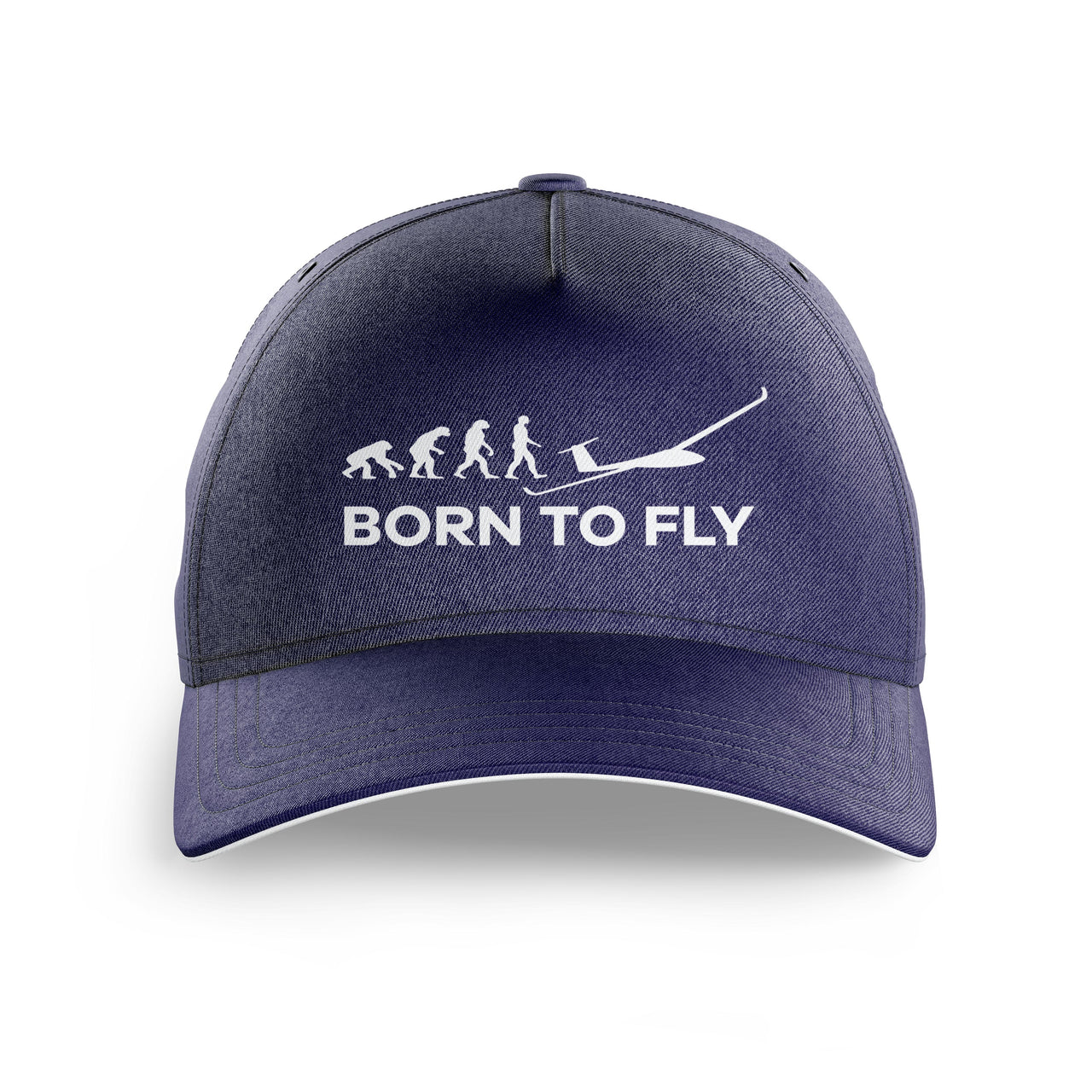 Born To Fly Glider Printed Hats