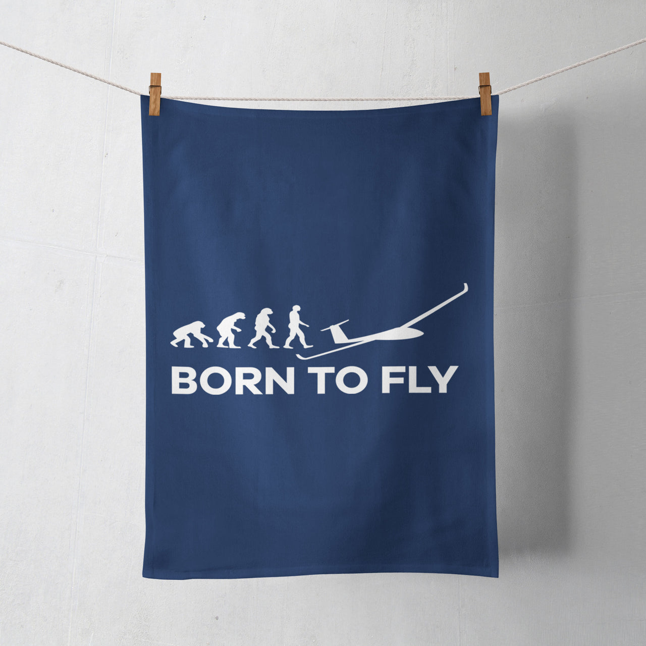 Born To Fly Glider Designed Towels