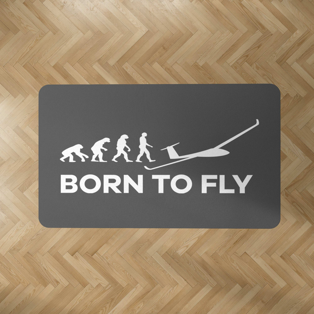 Born To Fly Glider Designed Carpet & Floor Mats