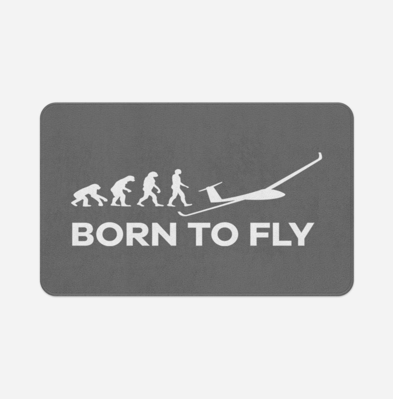 Born To Fly Glider Designed Bath Mats