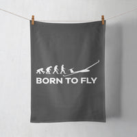 Thumbnail for Born To Fly Glider Designed Towels