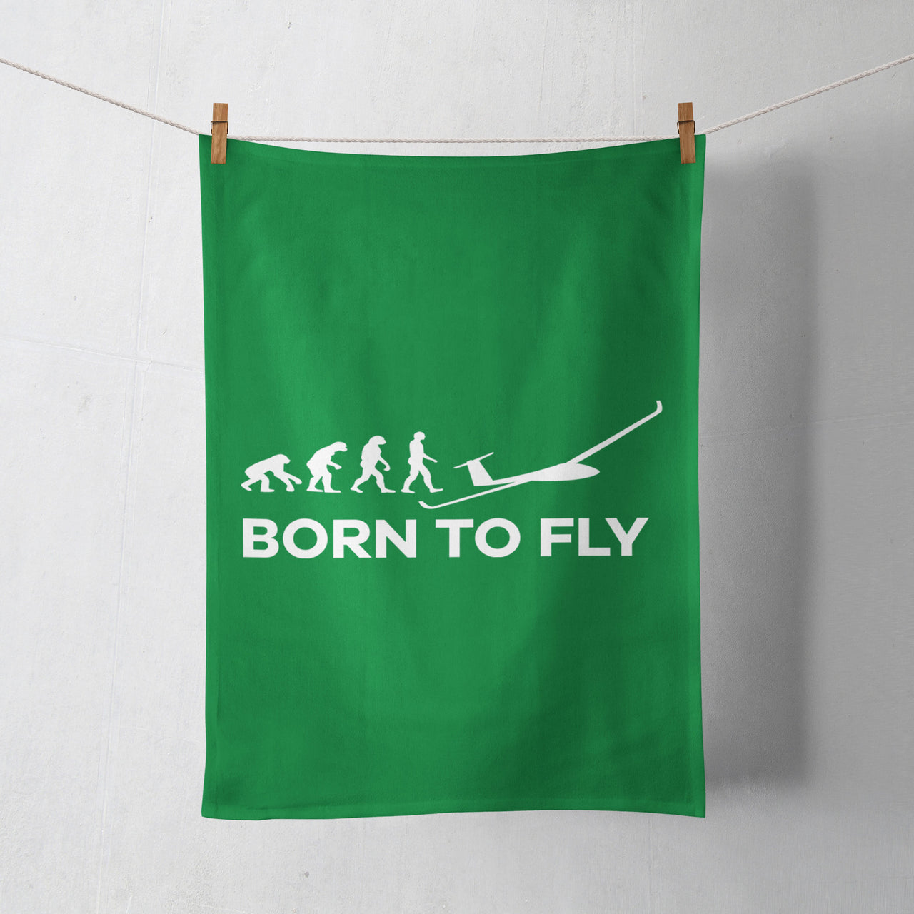 Born To Fly Glider Designed Towels