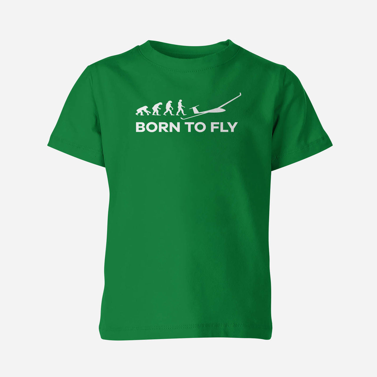 Born To Fly Glider Designed Children T-Shirts