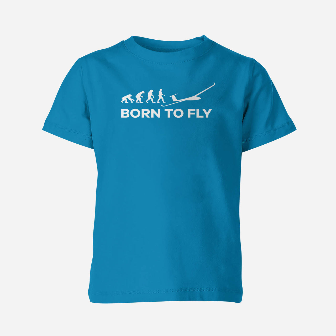 Born To Fly Glider Designed Children T-Shirts