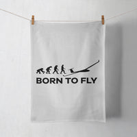 Thumbnail for Born To Fly Glider Designed Towels