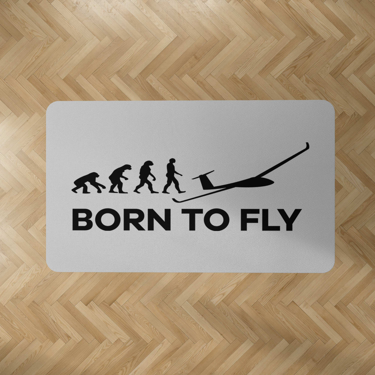Born To Fly Glider Designed Carpet & Floor Mats