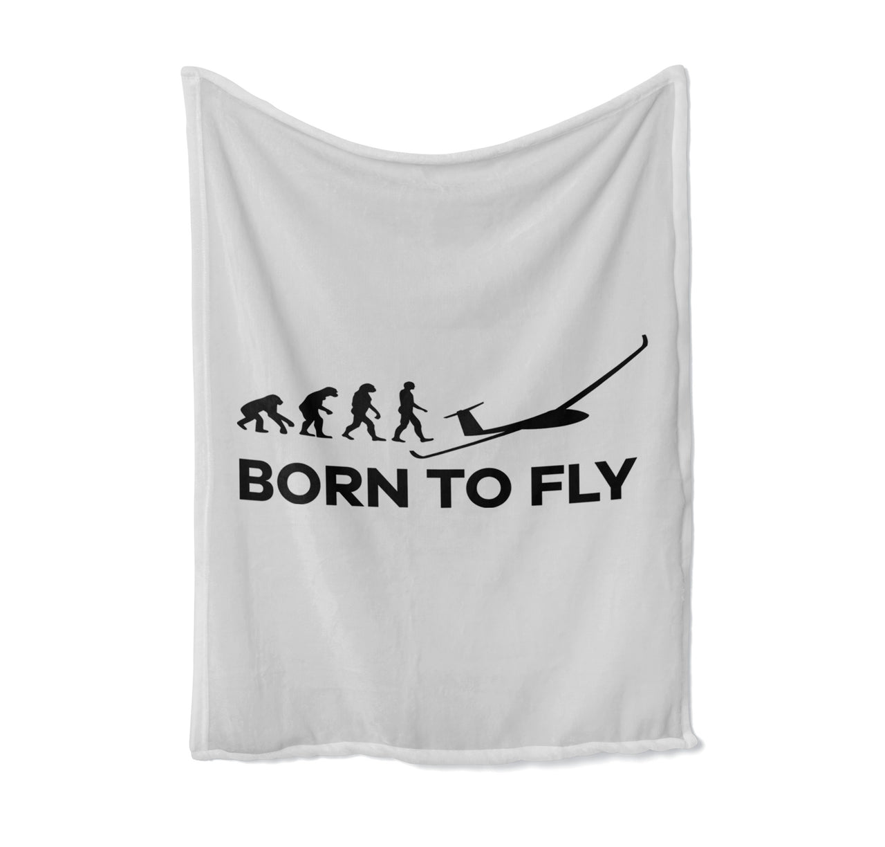 Born To Fly Glider Designed Bed Blankets & Covers