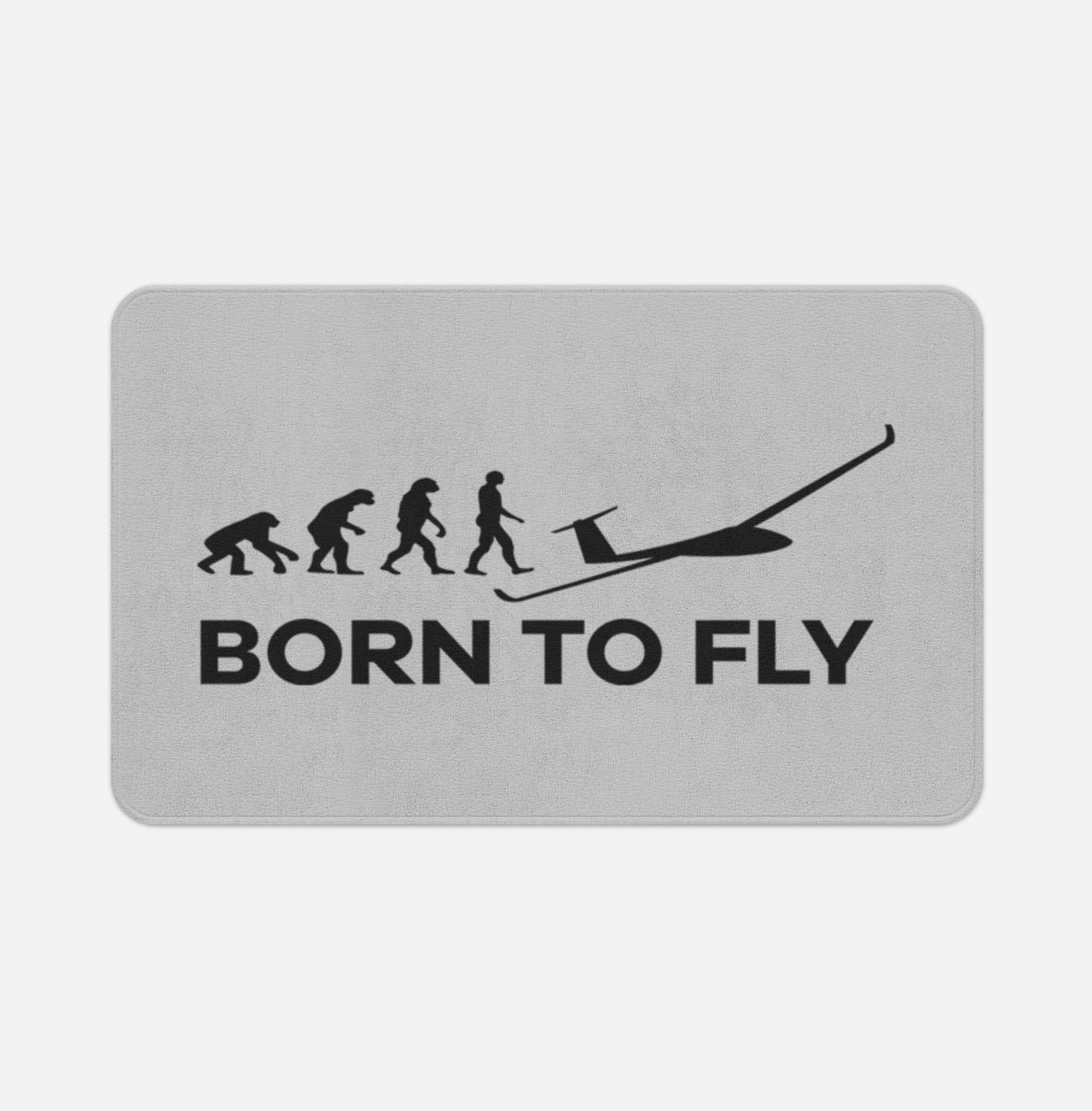 Born To Fly Glider Designed Bath Mats