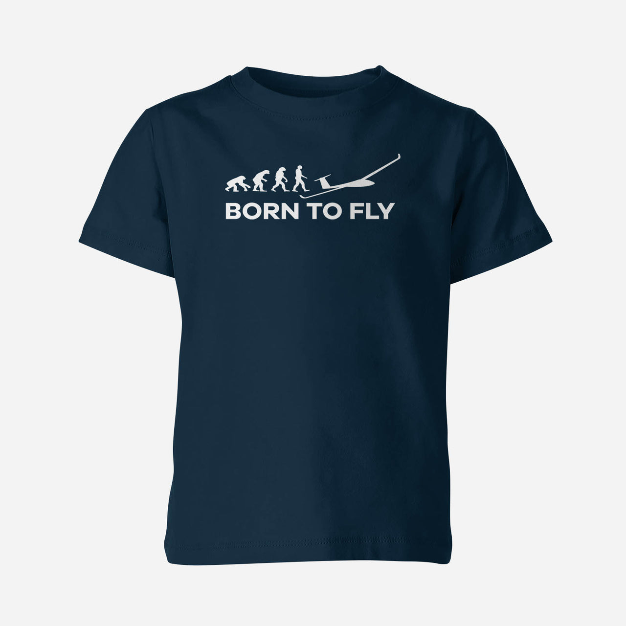 Born To Fly Glider Designed Children T-Shirts