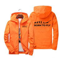 Thumbnail for Born To Fly Glider Designed Windbreaker Jackets