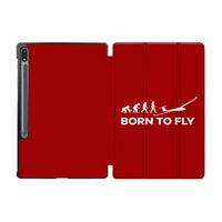 Thumbnail for Born To Fly Glider Designed Samsung Tablet Cases