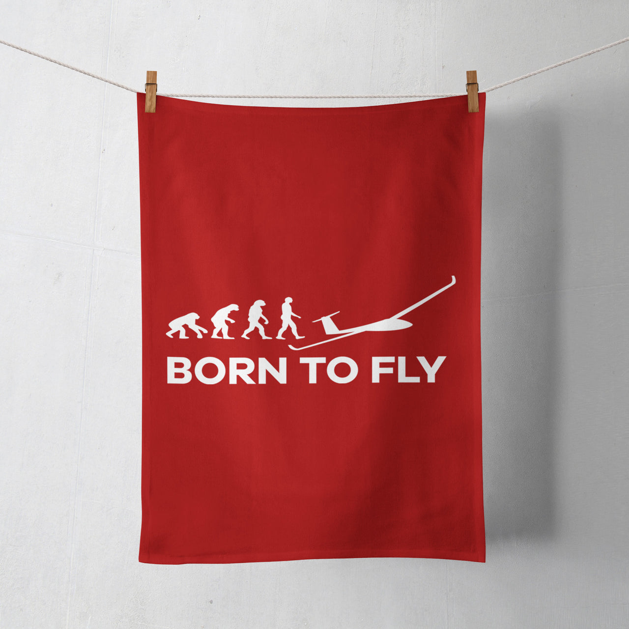 Born To Fly Glider Designed Towels