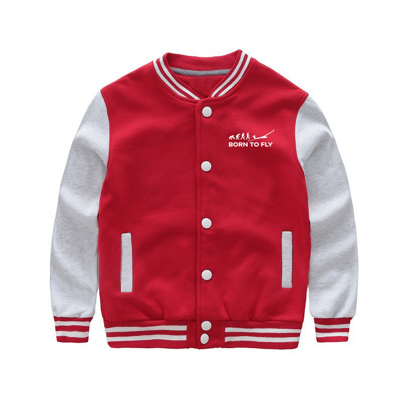 Born To Fly Glider Designed "CHILDREN" Baseball Jackets