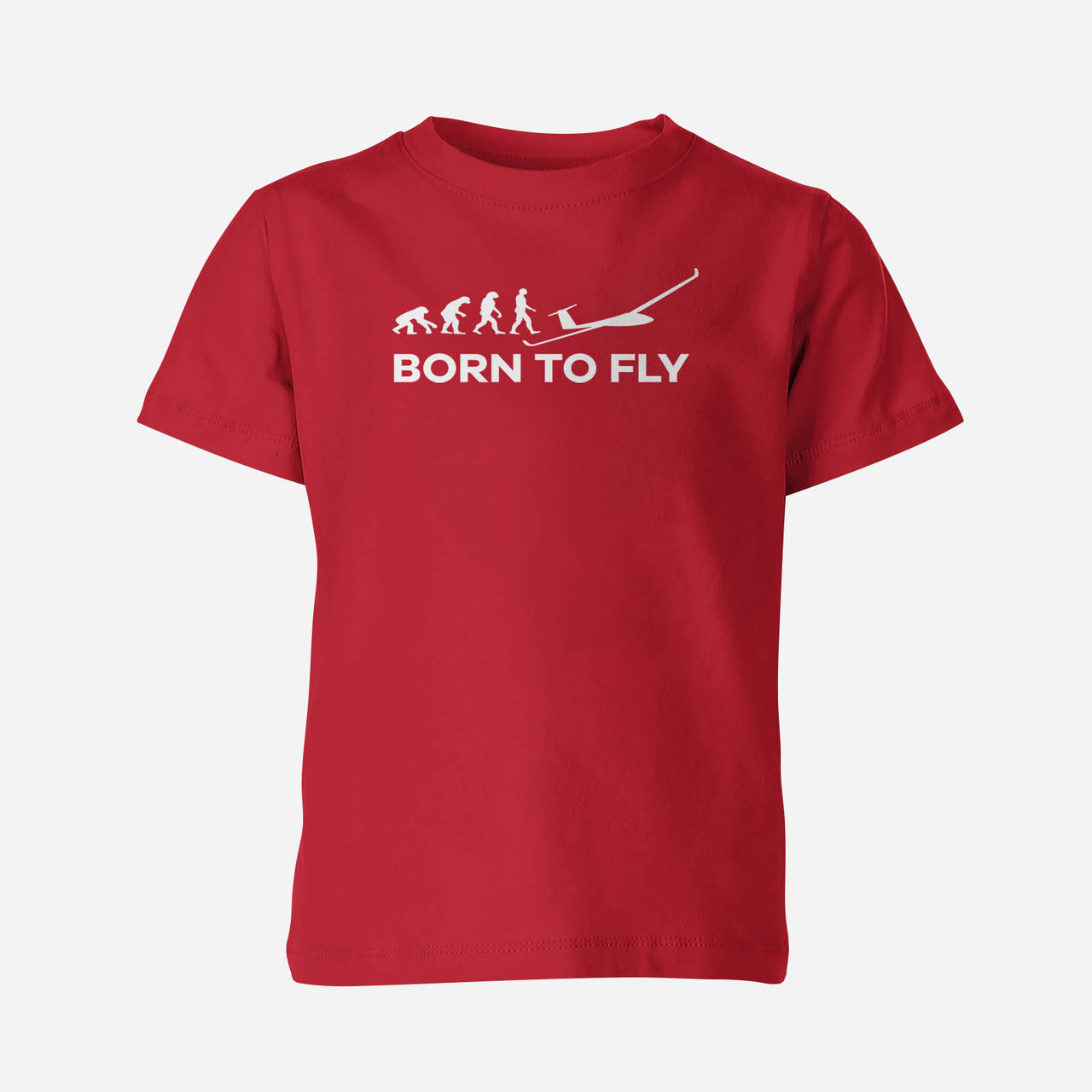Born To Fly Glider Designed Children T-Shirts