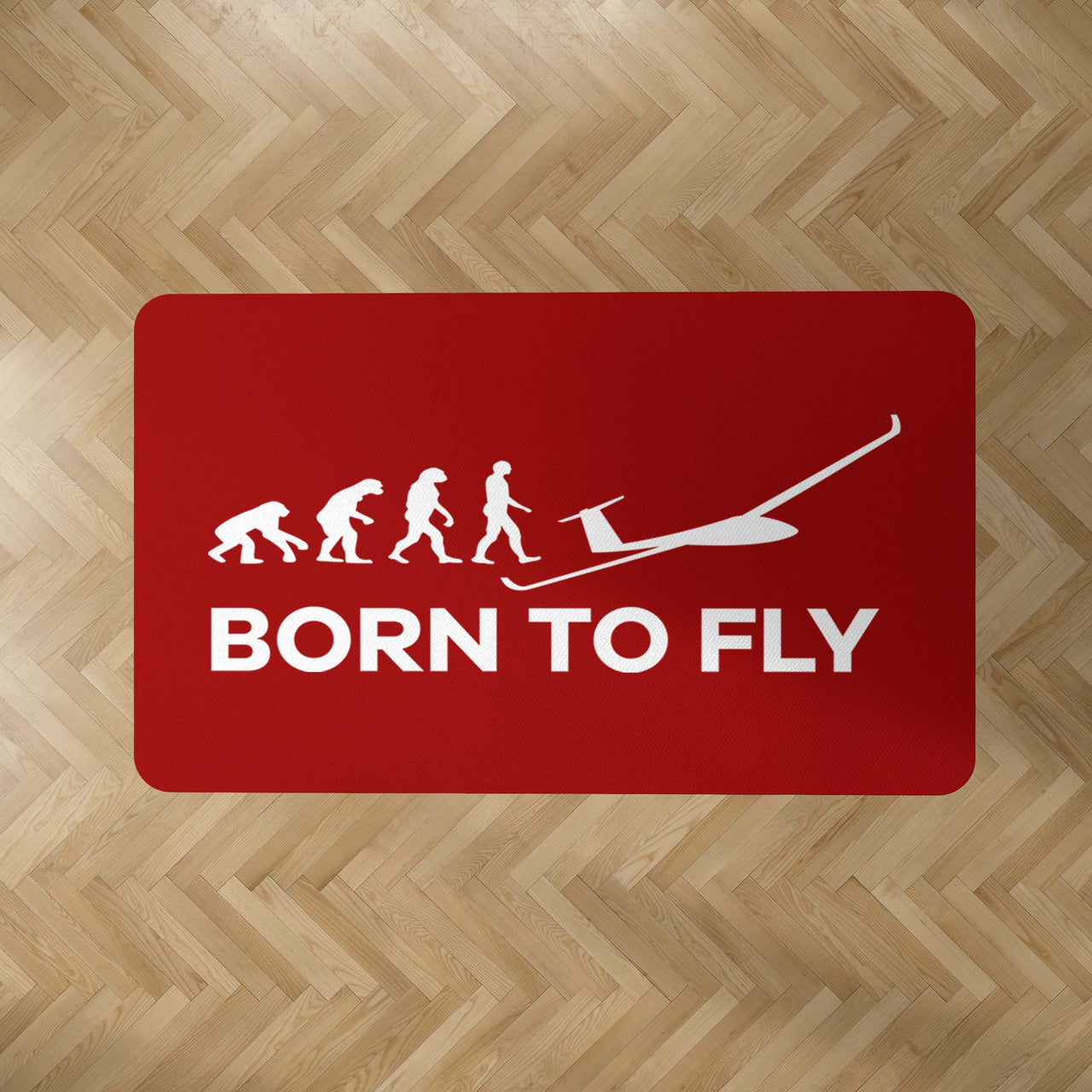 Born To Fly Glider Designed Carpet & Floor Mats