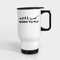 Thumbnail for Born To Fly Glider Designed Travel Mugs (With Holder)