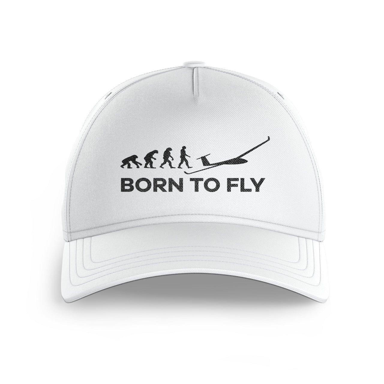 Born To Fly Glider Printed Hats