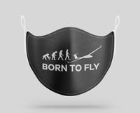Thumbnail for Born To Fly Glider Designed Face Masks