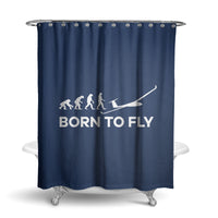 Thumbnail for Born To Fly Glider Designed Shower Curtains