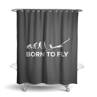 Thumbnail for Born To Fly Glider Designed Shower Curtains