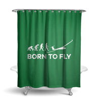 Thumbnail for Born To Fly Glider Designed Shower Curtains