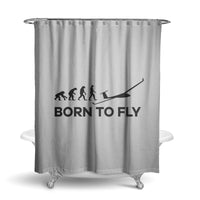 Thumbnail for Born To Fly Glider Designed Shower Curtains