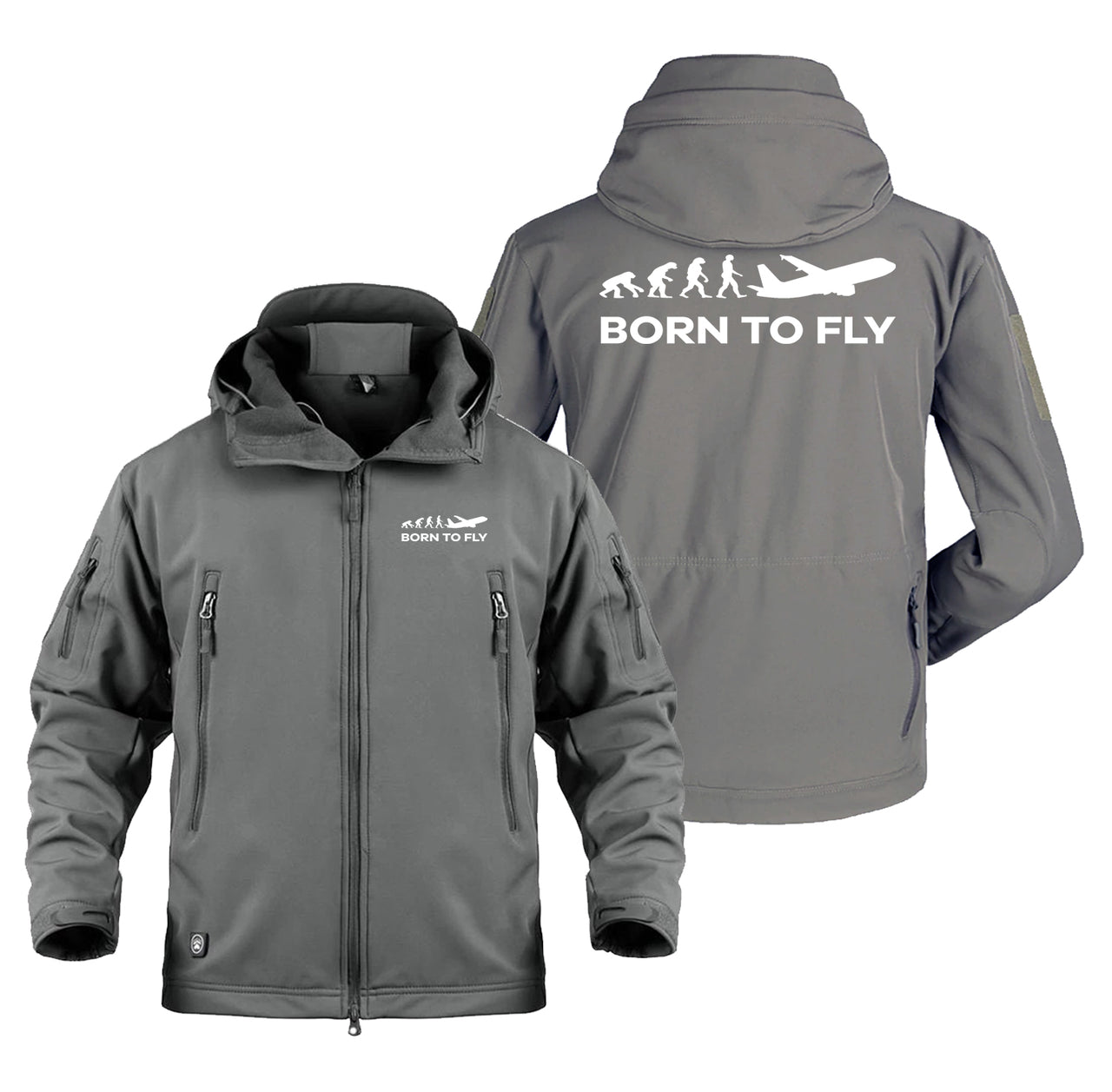 Born To Fly Designed Military Jackets (Customizable)